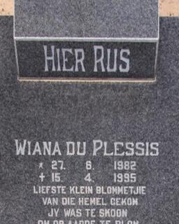 PLESSIS Wiana, du 1982-1995