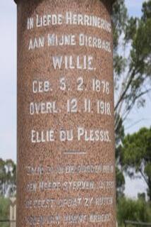 PLESSIS Willie, du 1876-1918