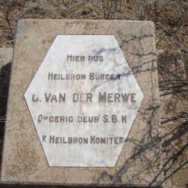 MERWE G., van der