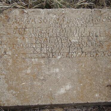 Free State, HEILBRON district, Viljoens Rust 1520, Marksfontein farm cemetery