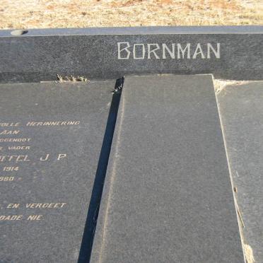 BORNMAN Christoffel J.P. 1914-1980 &amp; Jaqueline Suzette 1921-2008 