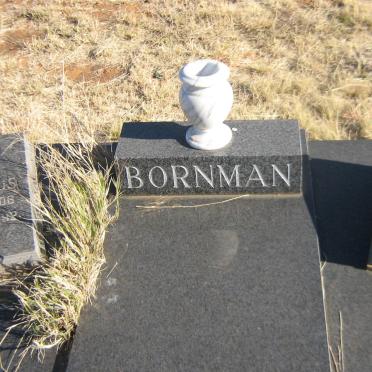 BORNMAN Sarel Arnoldus 1906-1992 &amp; Anna Magdalena Elizabeth VAN HUYSSTEEN 1912-2008 