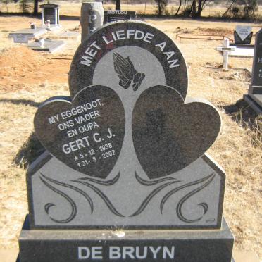 BRUYN Gert C.J., de 1938-2002