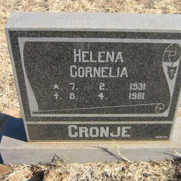 CRONJE Helena Cornelia 1931-1981