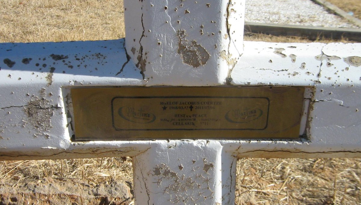 COERTZE Roelof Jacobus 1968-2011