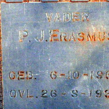 ERASMUS P.J. 1864-1932