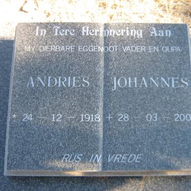 ERWEE Andries Johannes 1918-2001 &amp; Magdalena S.P. 1921-2006 