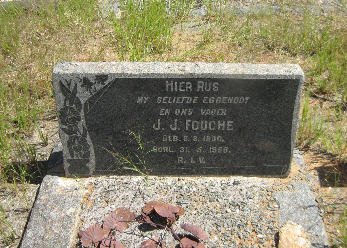 FOUCHE J.J. 1900-1956