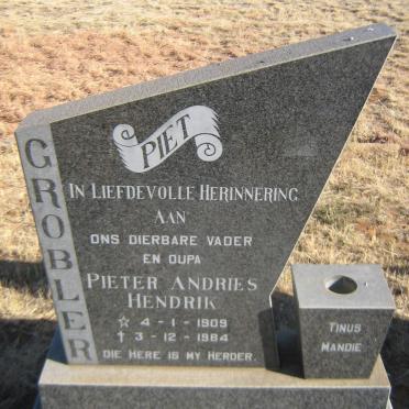 GROBLER Pieter Andries Hendrik 1909-1984