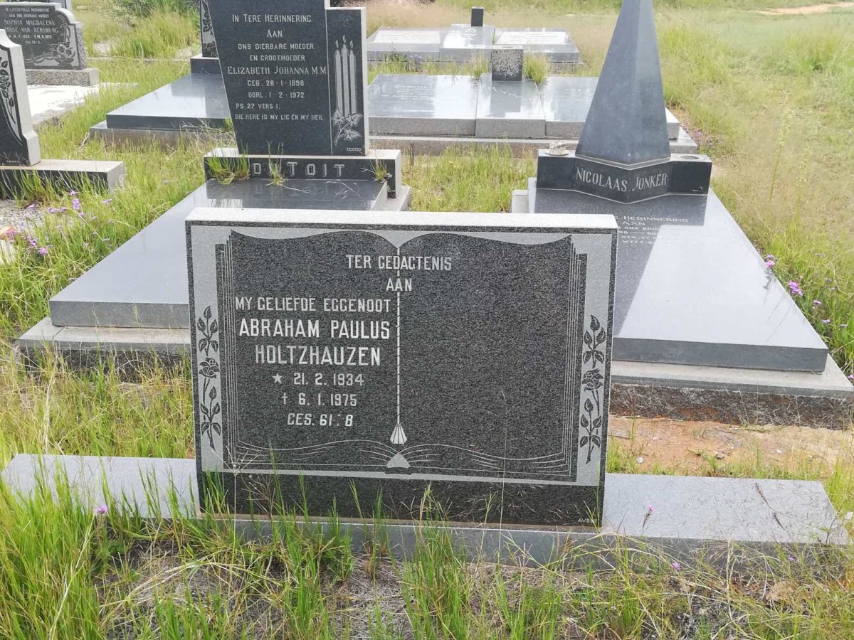 HOLTZHAUZEN Abraham Paulus 1934-1975