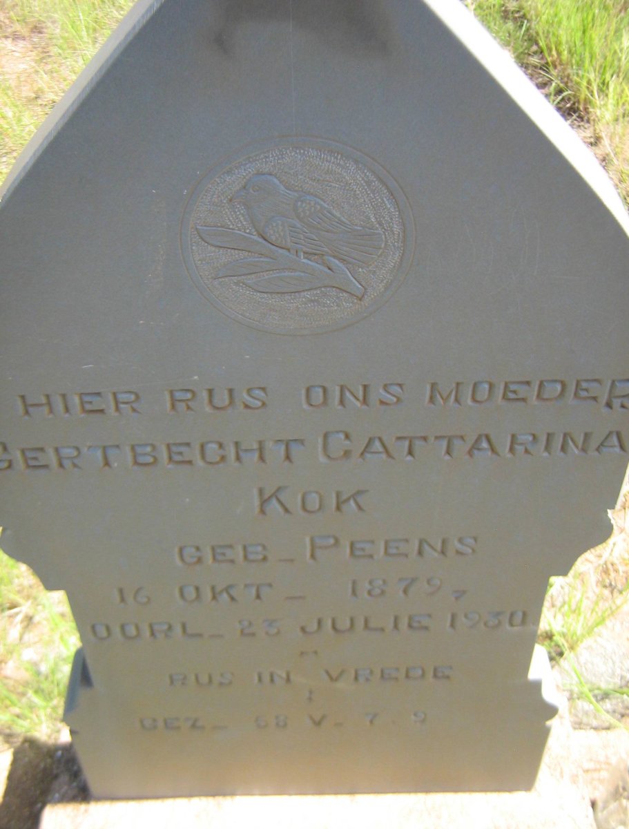 KOK Gertbecht Cattarina nee PEENS 1879-1930