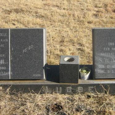 LUBBE Pieter H. 1900-1971 &amp; S.W. 1907-2003