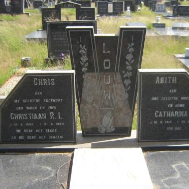 LOUW Christiaan R.L. 1904-1983 &amp; Catharina E. 1917-1988