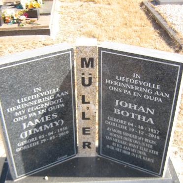MÜLLER James 1956-2010 :: MÜLLER Johan Botha 1957-2016