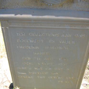 MAREE Frederik Hurlinch 1869-1937