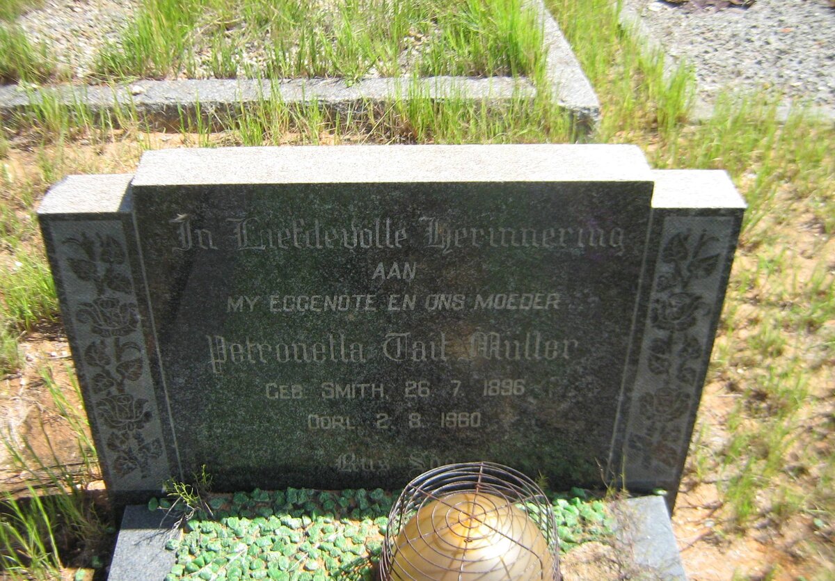 MULLER Petronella Tait nee SMITH 1896-1960