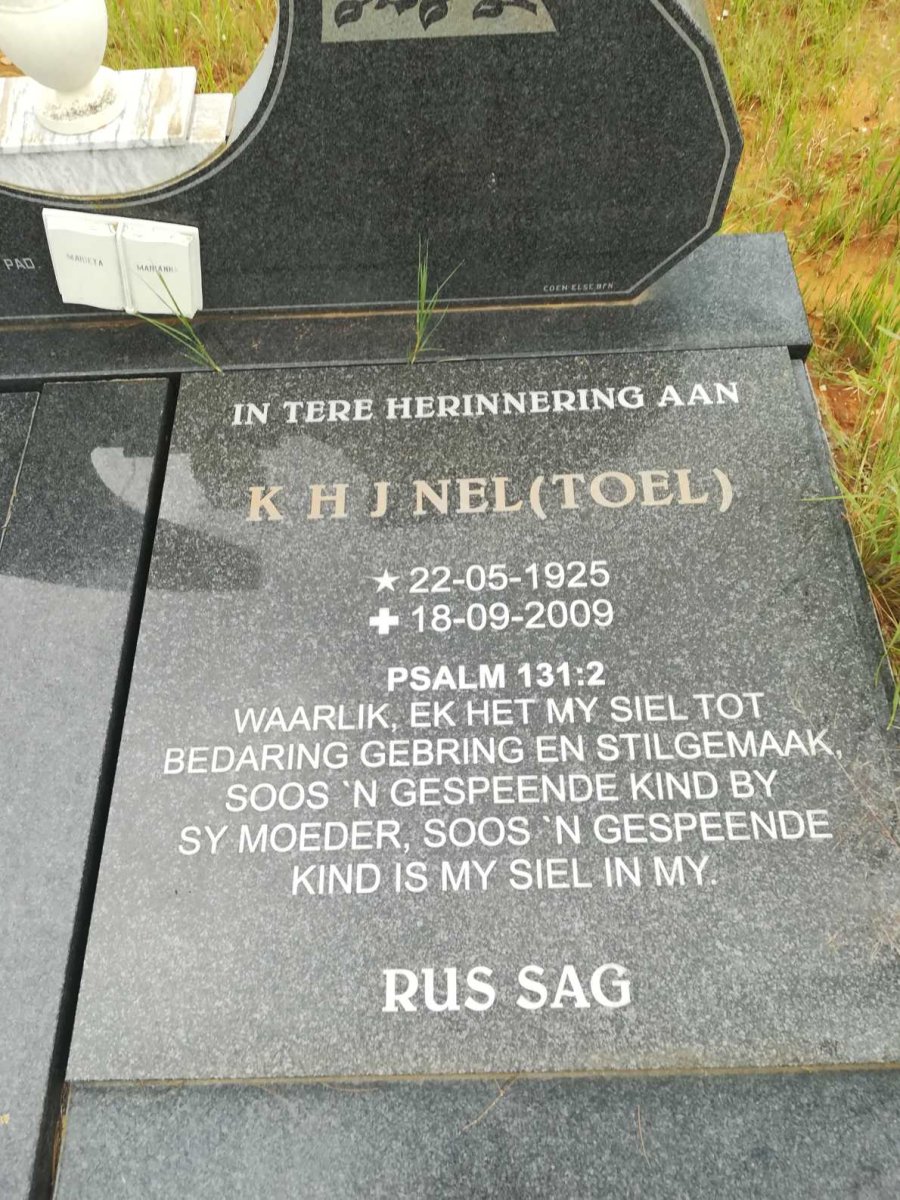 NEL K.H.J. 1925-2009