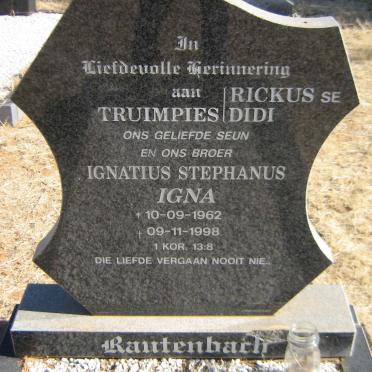 RAUTENBACH Ignatius Stephanus 1962-1998