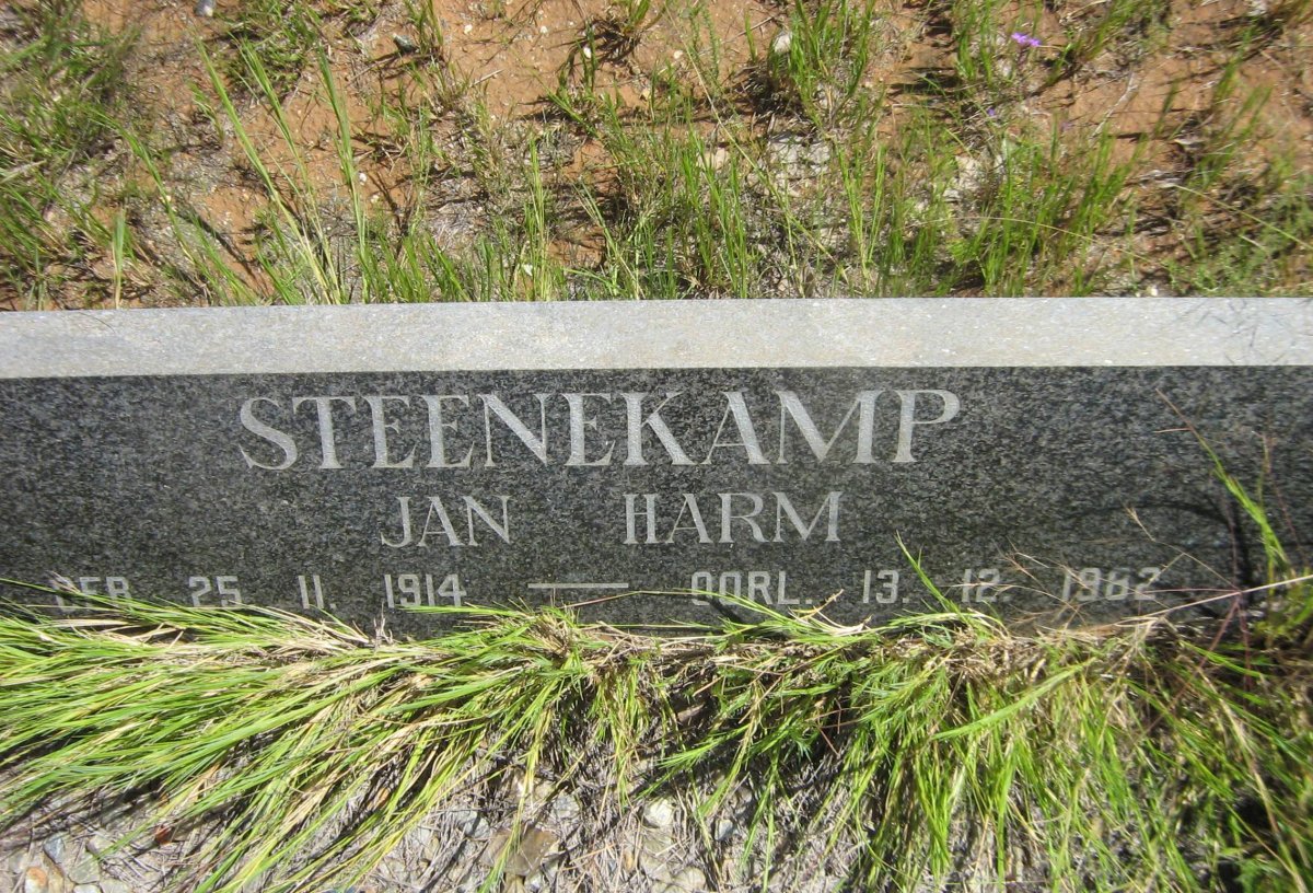 STEENEKAMP Jan Harm 1914-1982
