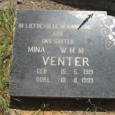 VENTER W.M.M. 1919-1999