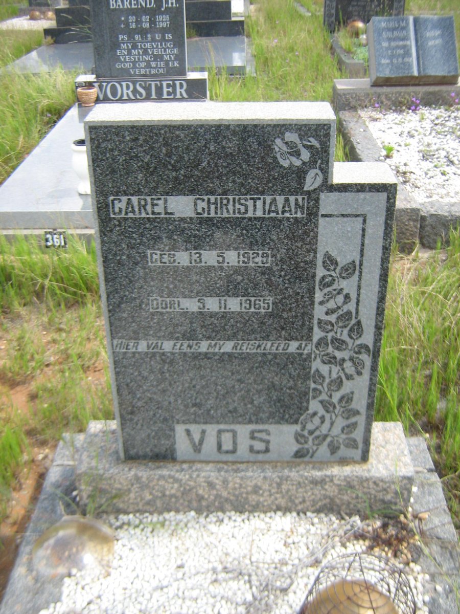 VOS Carel Christiaan 1929-1965