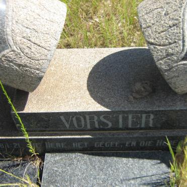VORSTER Petrus Johannes 1881-1959 &amp; Susanne Louisa JACOBS 1882-1968
