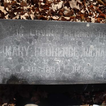 RICHARDS Mary Florence 1894-1982