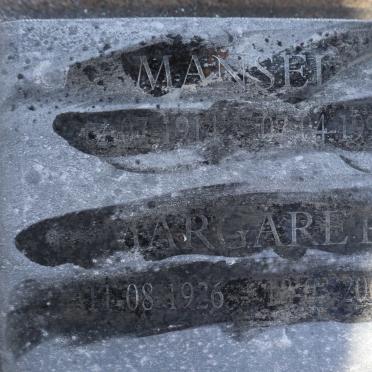 ?OVENTRY Mansel 1914-1995 & Margaret 1926-2006