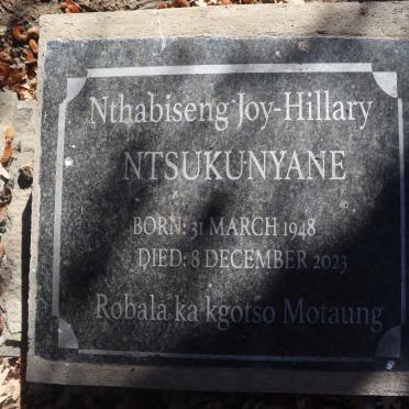 NTSUKUNYANE Nthabiseng Joy-Hilary 1948-2023