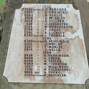 4. 60th Kings Royal Rifle Corps