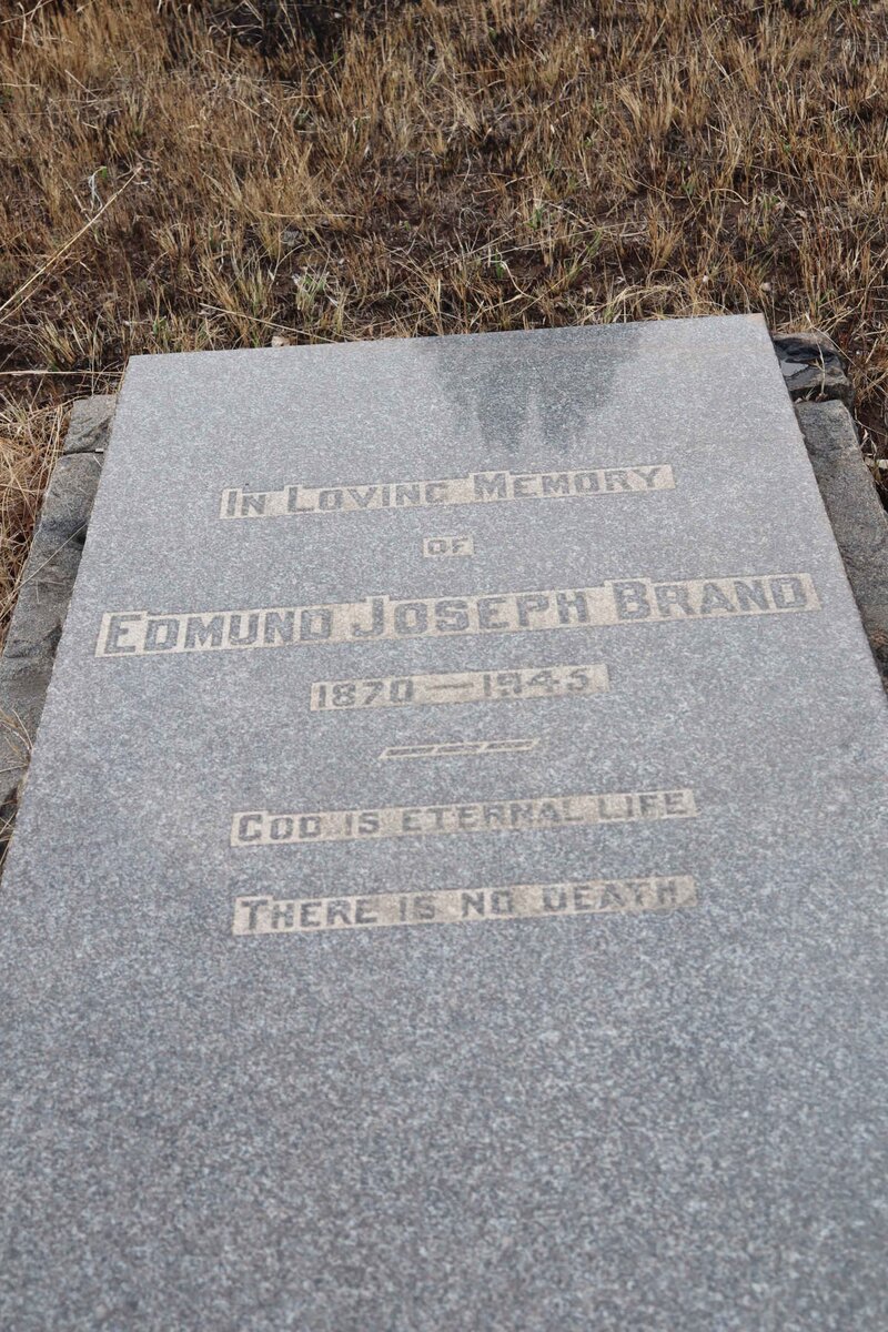 BRAND Edmund Joseph 1870-1945