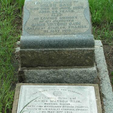 BAIN James -1922 :: BAIN Annie Watson -1918