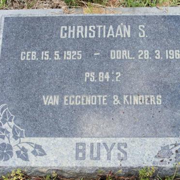 BUYS Christiaan S. 1925-1969