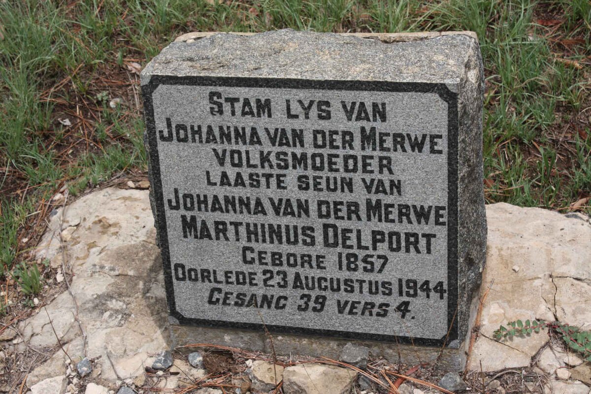 DELPORT Marthinus 1857-1944
