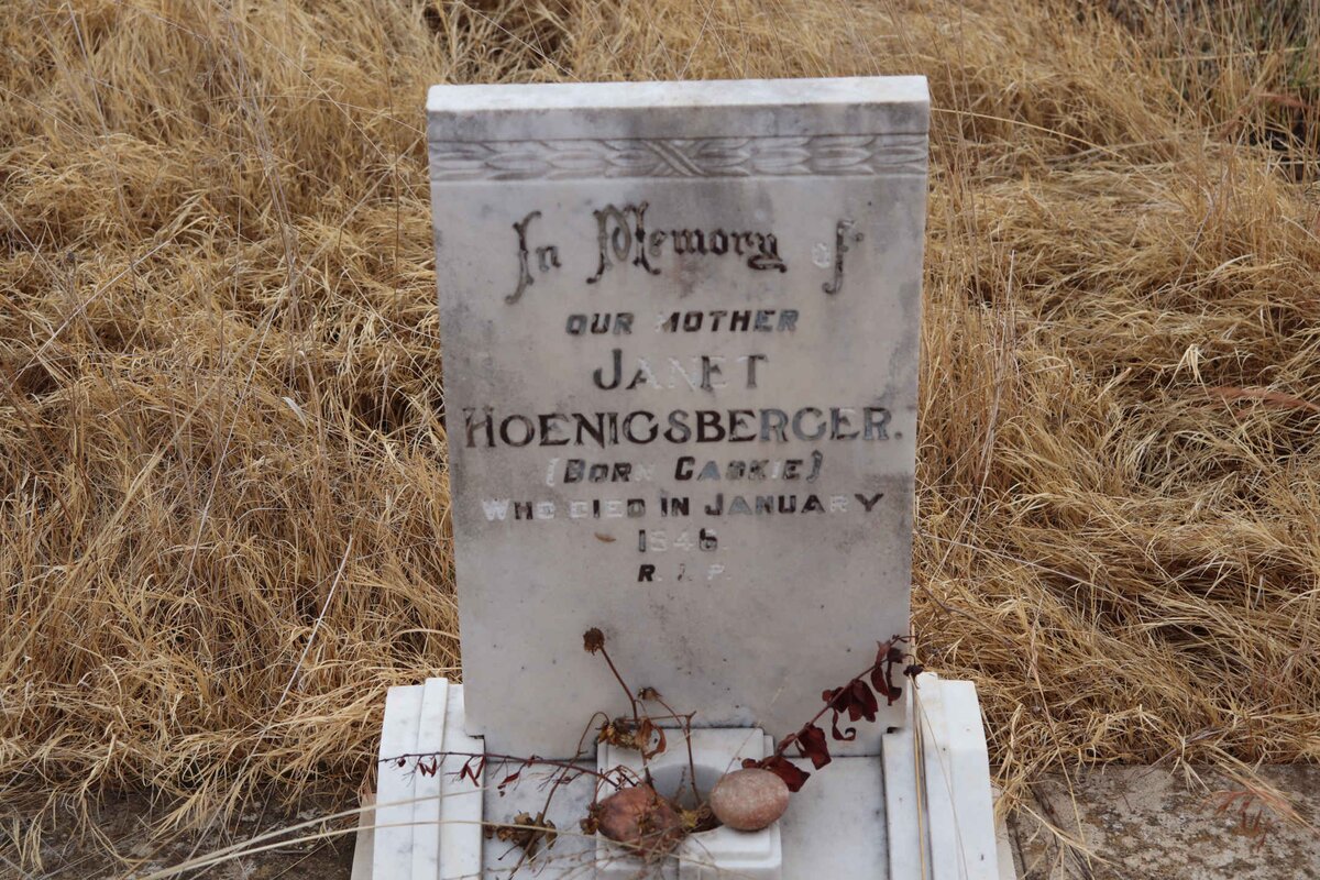 HOENIGSBERGER Janet nee CASKIE -1846