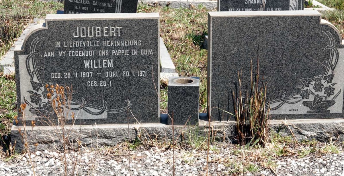 JOUBERT Willem 1907-1971