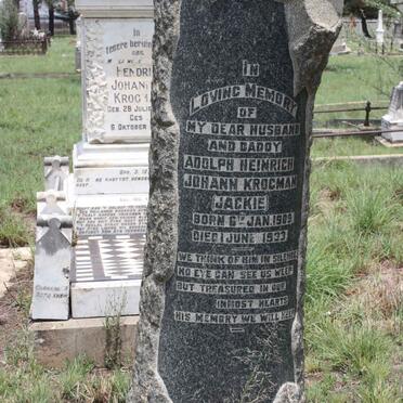 KROGMAN Adolph Heinrich Johann 1909-1933