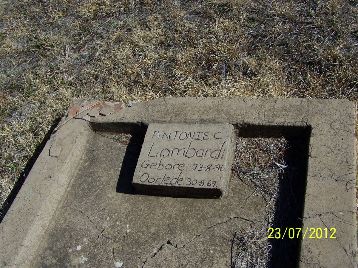 LOMBARD Antonie C. 1894-1969