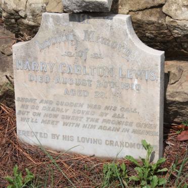 LEWIS Harry Carlton -1910