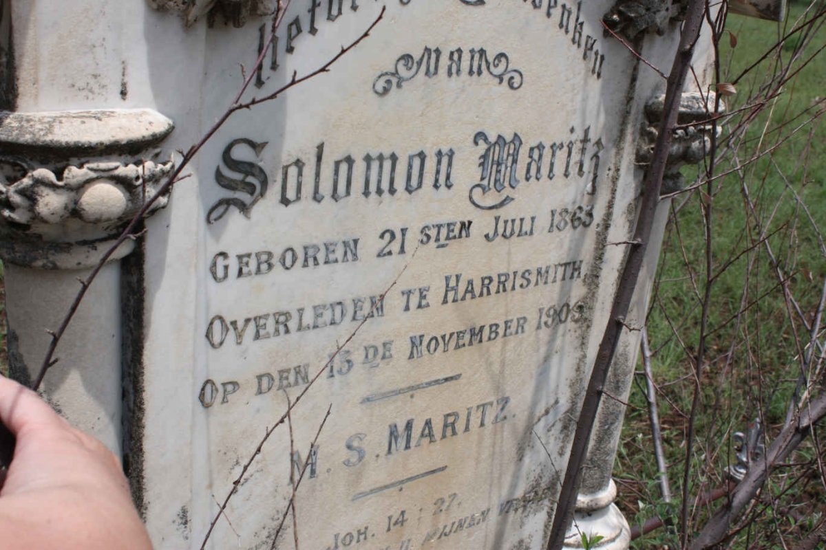 MARITZ Solomon 1863-1909 &amp; Martha Susanna