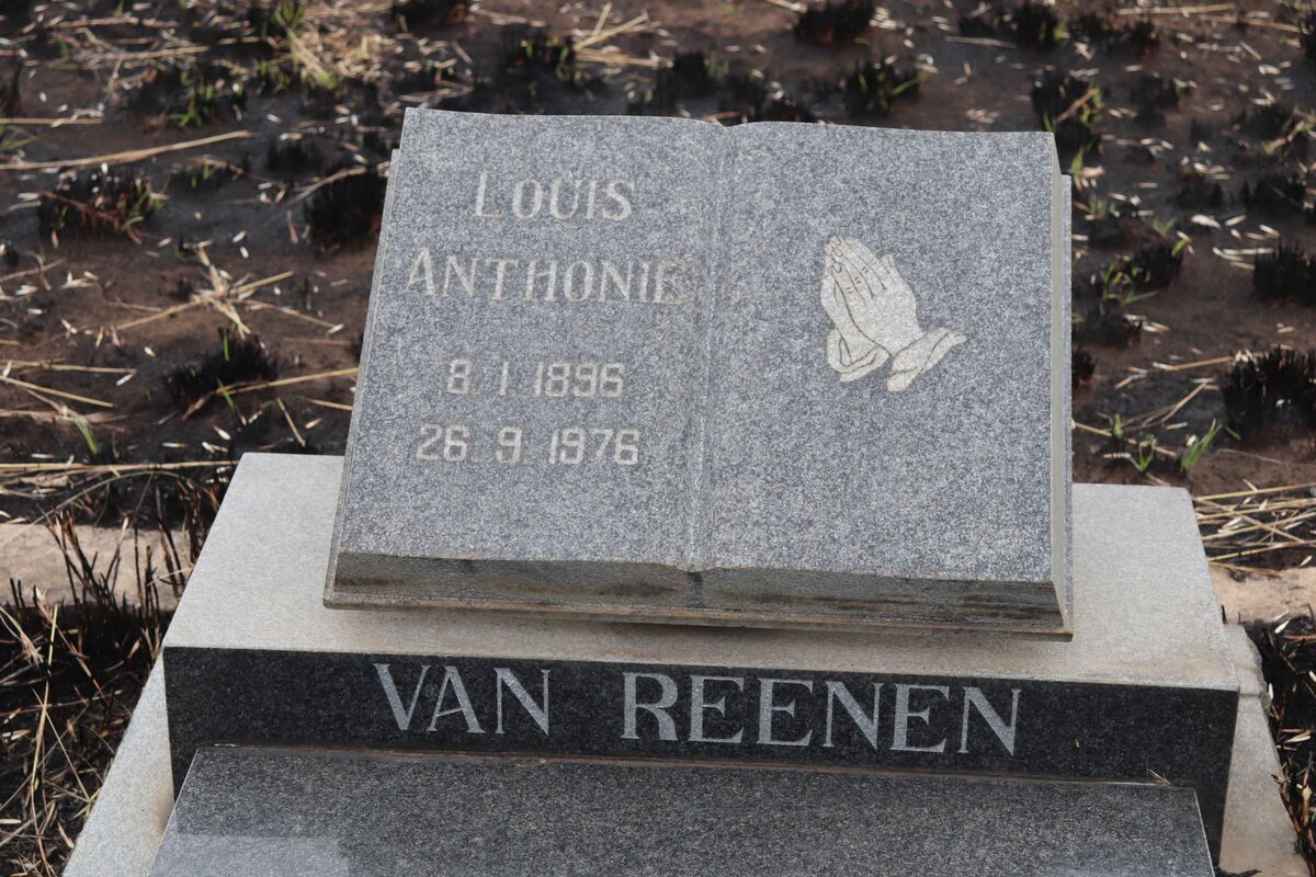 REENEN Louis Anthonie, van 1896-1976