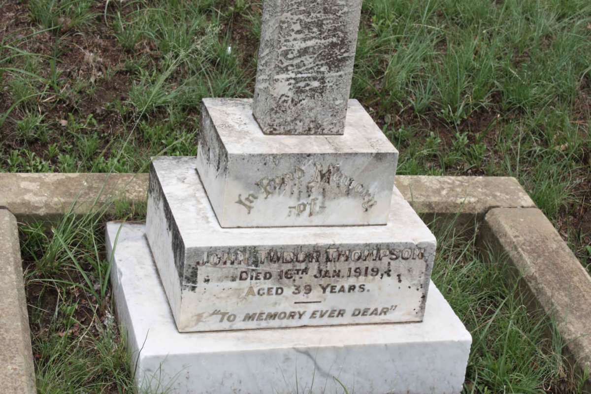THOMPSON John Tudor -1919