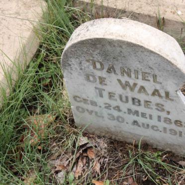 TEUBES Daniel de Waal 1863-1919