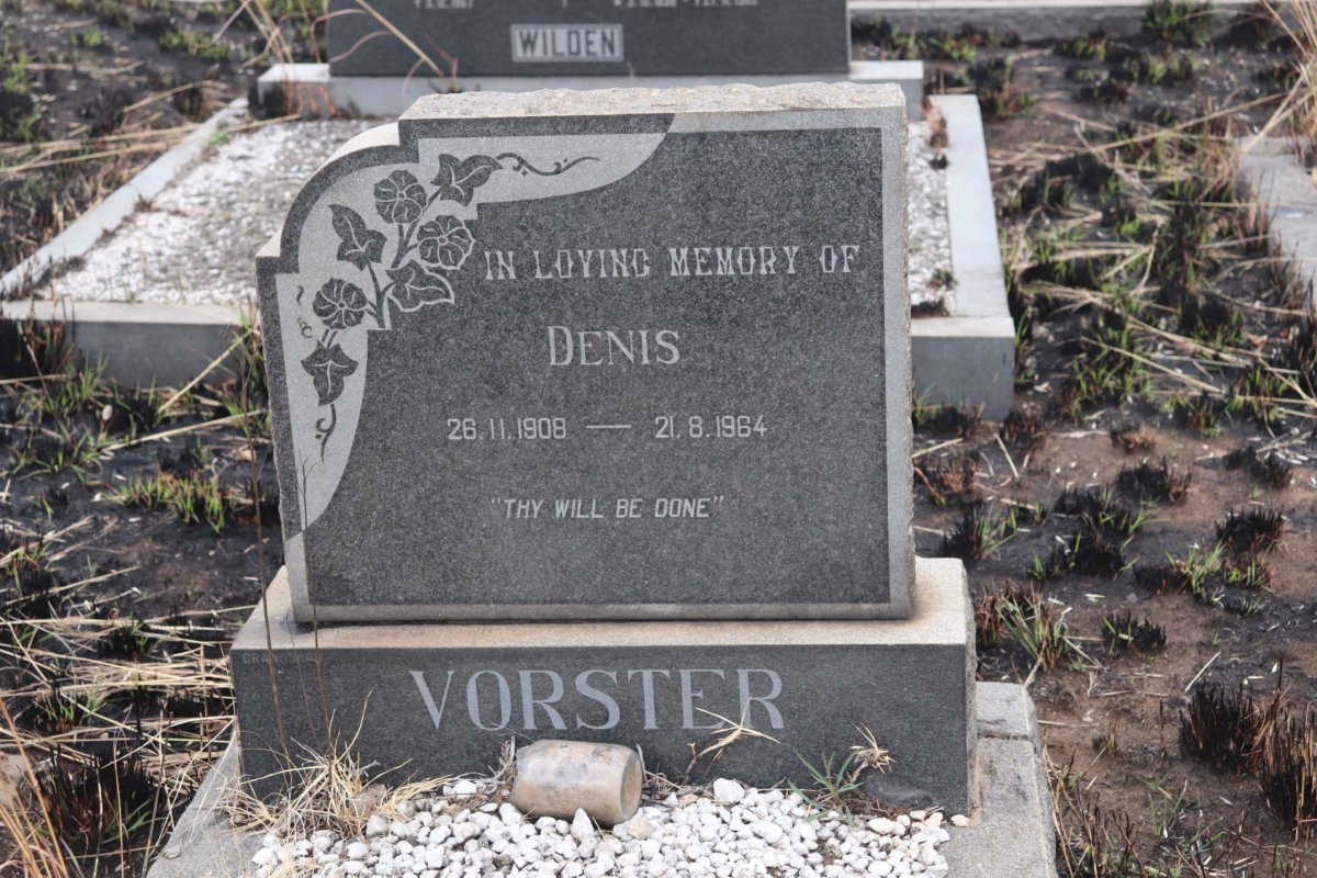 VORSTER Denis 1908-1964