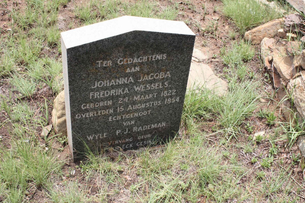 WESSELS Johanna Jacoba Fredrika 1822-1854