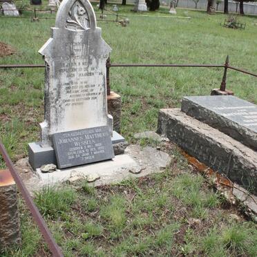 WESSELS Matthys Johannes 1809-1875 :: WESSELS Johannes Mattheus 1868-1892