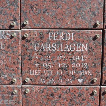 CARSHAGEN Ferdi 1947-2013