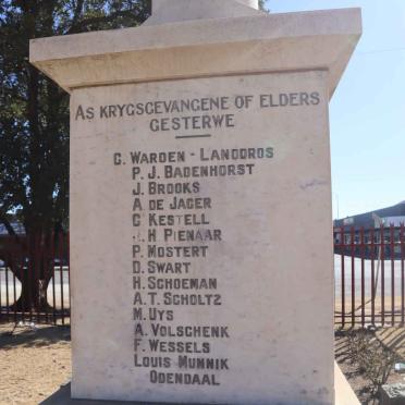 7. As krygsgevangene of elders gesterwe