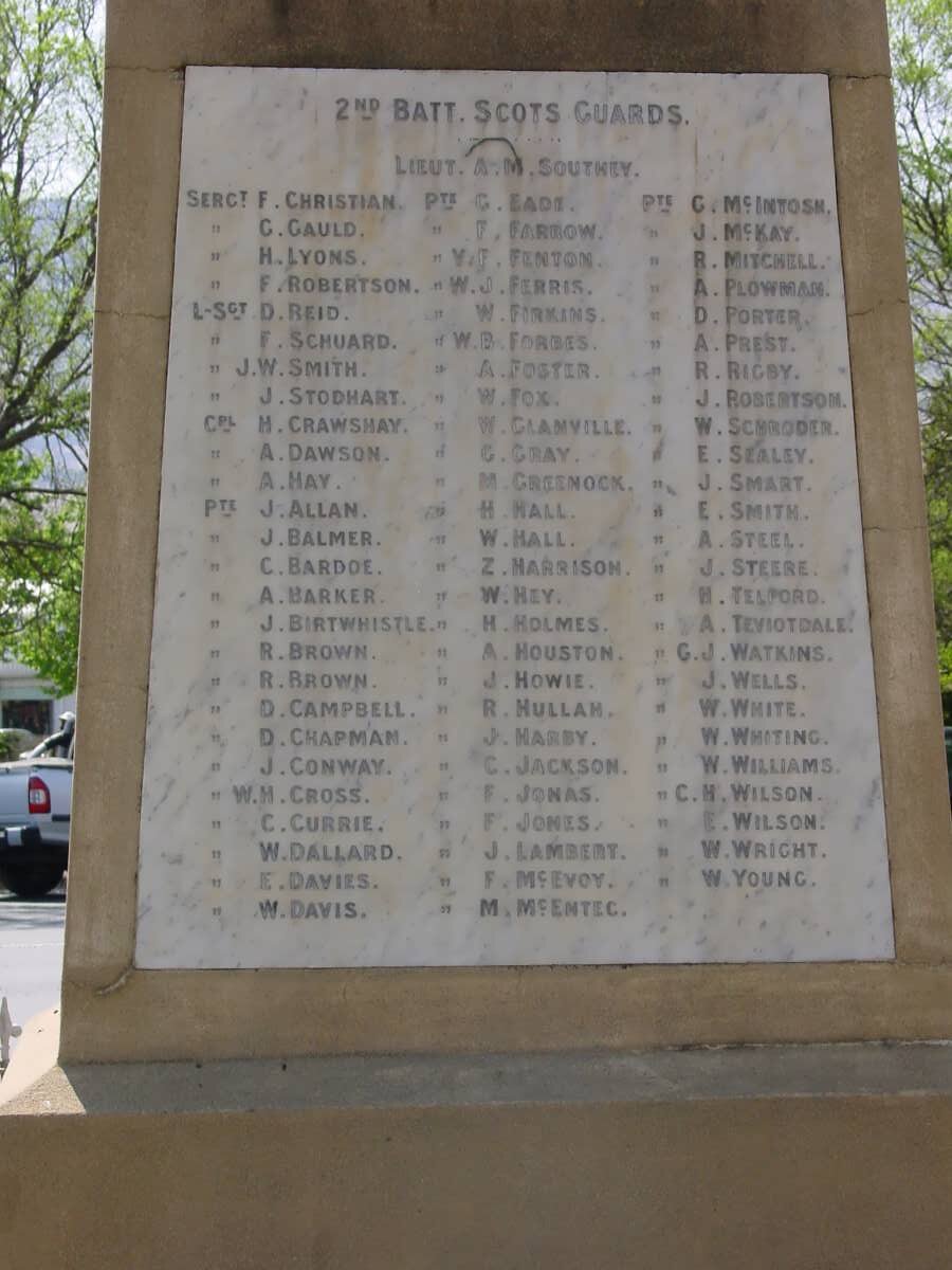 4. Monument for the Grenadier and Scots guards 1899-1902