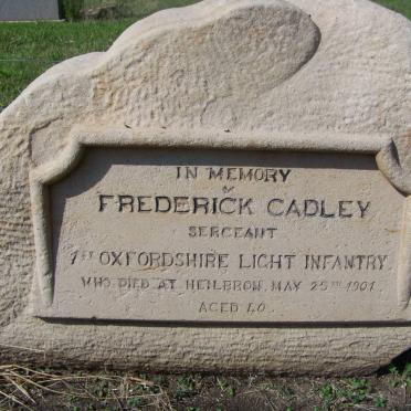 CADLEY Frederick -1901